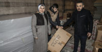 Suriye’de sel mağduru ailelere yardım