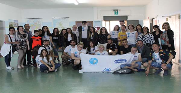 Erasmus projesi katılımcıları İtalya’dan döndü