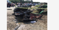 Tren traktörü ikiye böldü, sürücü öldü