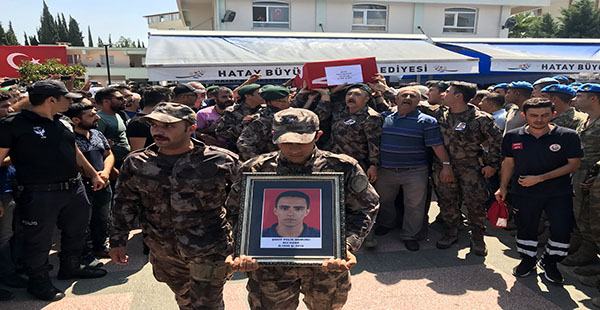 Şehit polis Ali Uçar son yolculuğuna uğurlandı
