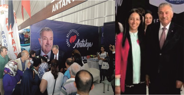AK Parti Hatay Milletvekili Sabahat Özgürsoy Çelik  ve Antakya Belediye Başkanı İzzettin Yılmaz