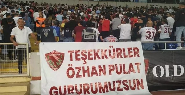 HATAYSPOR TARAFTARININ VEFASI ÖZHAN PULAT’A