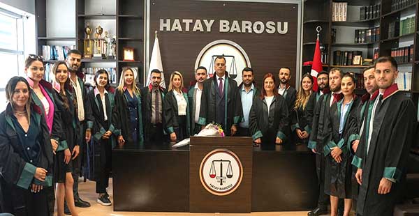 HATAY BAROSU YÖNETİMİ GÖREVE BAŞLADI