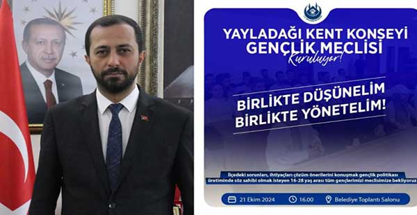 BAŞKAN YALÇIN’DAN YAYLADAĞI’NA GENÇLİK AŞISI