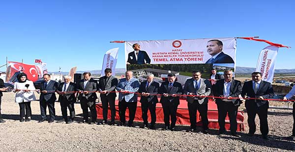 HATAY MKÜ HASSA MYO TEMEL ATMA TÖRENİ GERÇEKLEŞTİRİLDİ