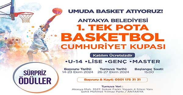 ANTAKYA BELEDİYESİ, “UMUDA BASKET ATIYORUZ!”