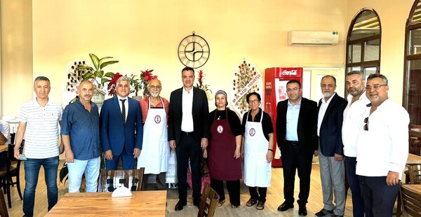 GASTRONOMİ ÇARŞISI ESNAFLARINA BOL KAZANÇLAR DİLEDİLER