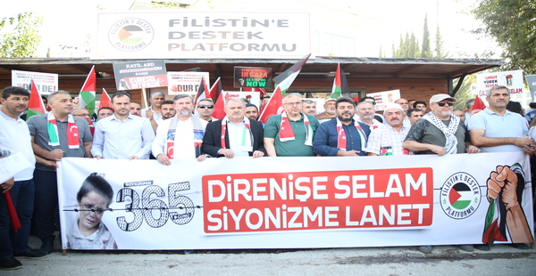 ANTAKYA’DA FİLİSTİN’E DESTEK SİYONİZME LANET YÜRÜYÜŞÜ