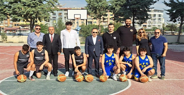 NİMET FAHRİ ÖKSÜZ BASKETBOL SAHASI AÇILIŞI YAPILDI