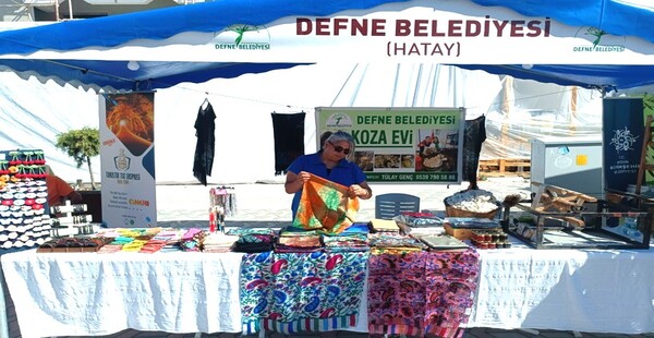 DEFNE İPEĞİ BEYPAZARI FESTİVALİNDE TANITILDI