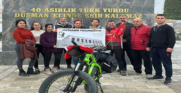 HATAY’DAN ANITKABİR’E PEDAL ÇEVİRECEK