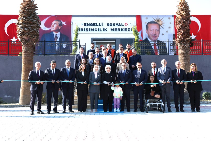 EMİNE ERDOĞAN HATAY’DA ENGELLİ MERKEZİNİ AÇTI