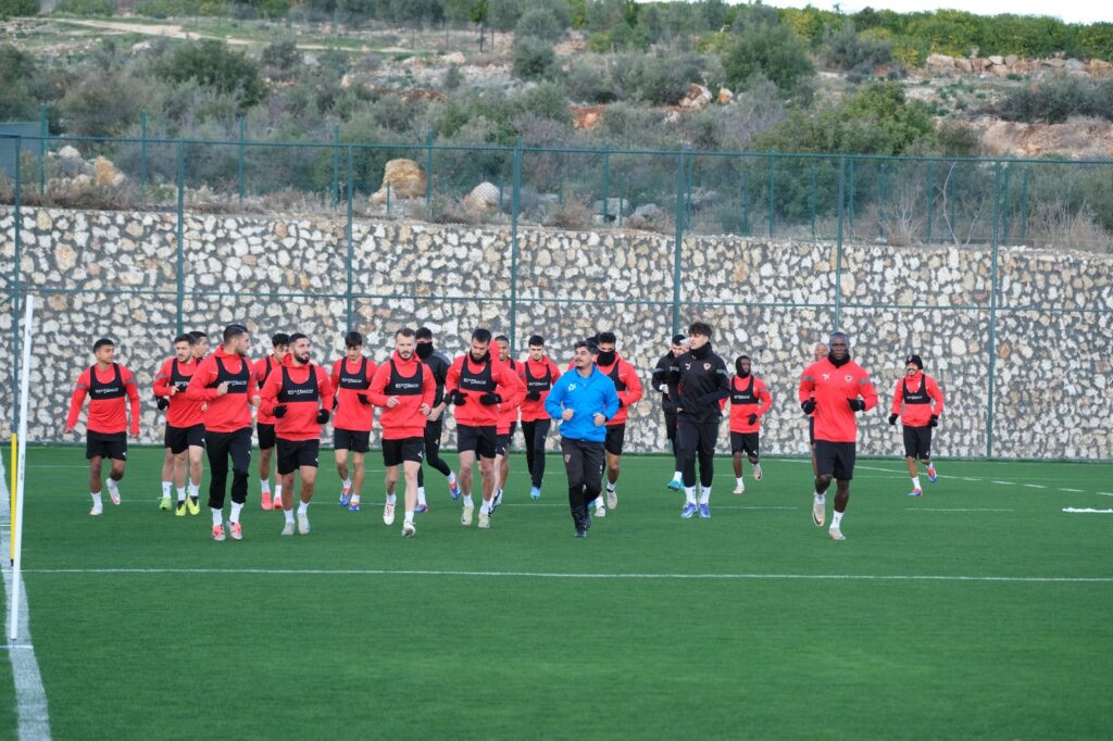 HATAYSPOR FENERBAHÇE MAÇI HAZIRLIKLARINI SÜRDÜRDÜ