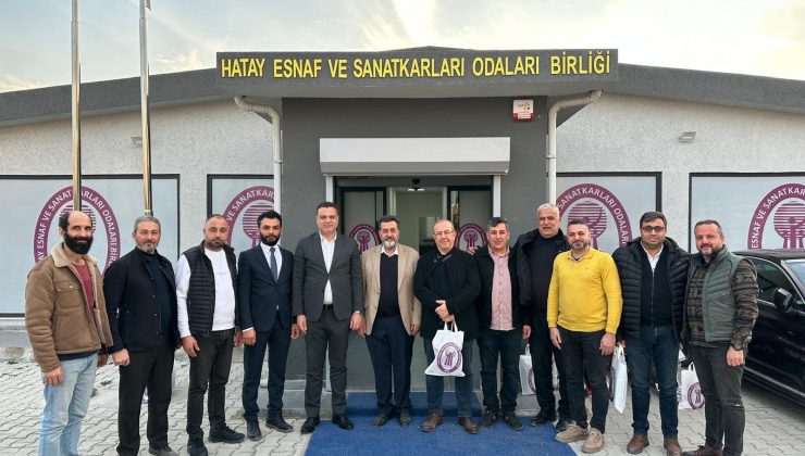 BAŞKAN YILMAZ ANMODER HEYETİNİ AĞIRLADI