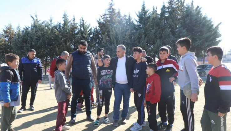 BAŞKAN SARI’DAN GENÇLERE SPOR YATIRIMI MÜJDESİ