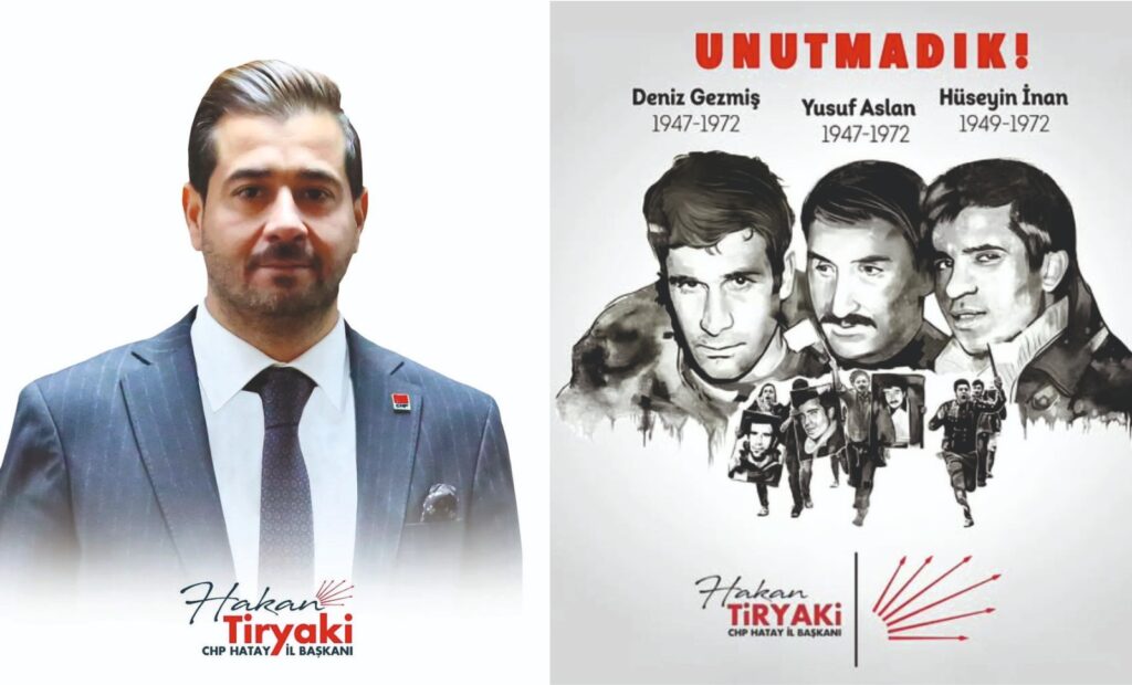 BAŞKAN HAKAN TİRYAKİ, ÜÇ FİDAN’I ANDI