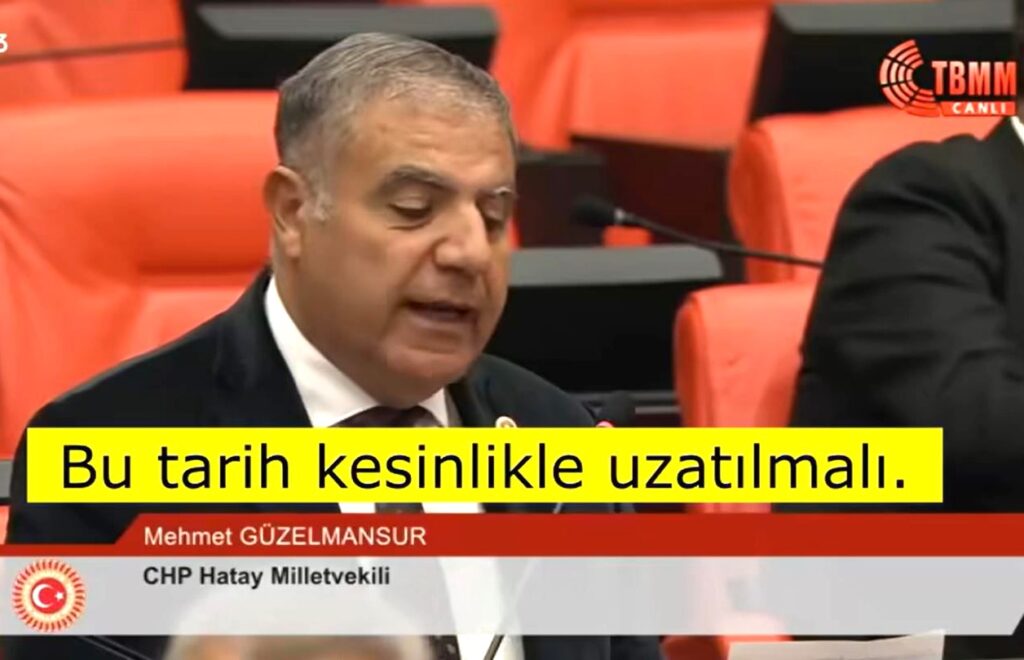 GÜZELMANSUR: YERİNDE DÖNÜŞÜM SÜRESİ UZATILMALI