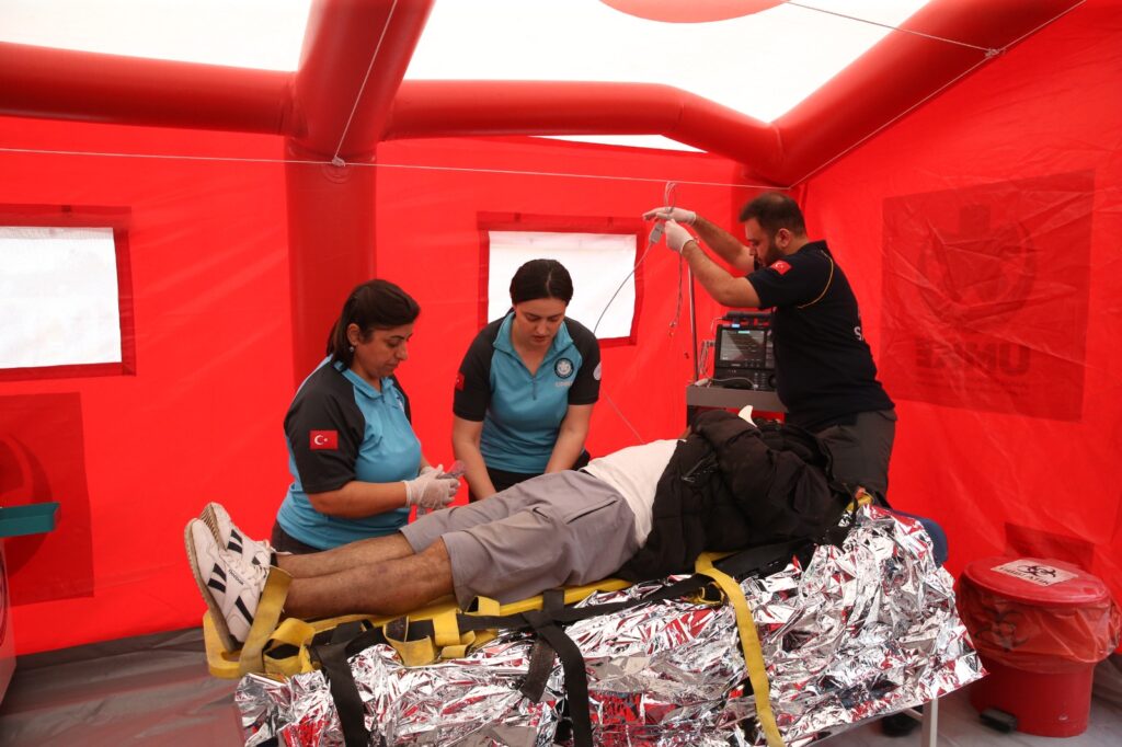 DEPREM TATBİKATI YAPILDI
