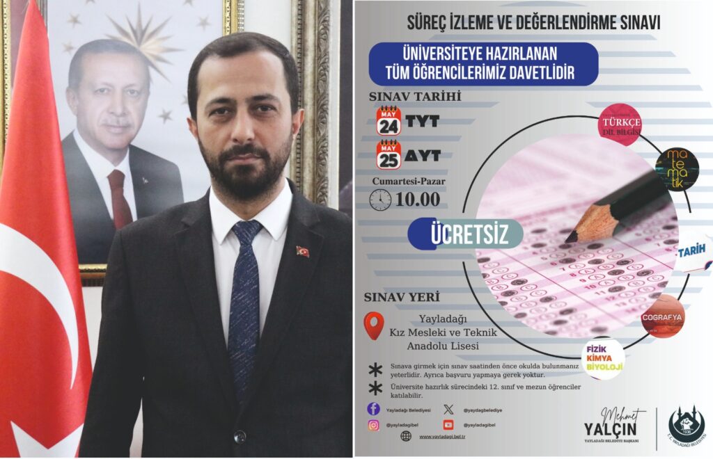 YAYLADAĞI BELEDİYESİ’NDEN GENÇLERE BÜYÜK DESTEK
