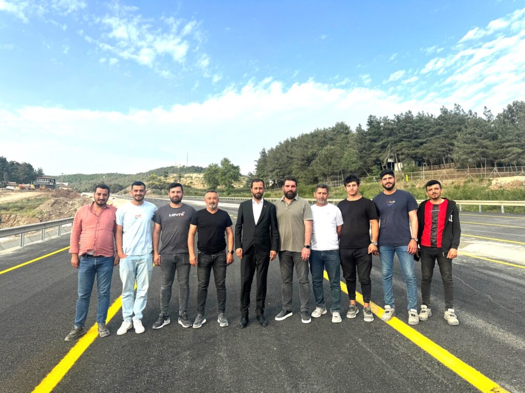 YAYLADAĞI’NDA ÇÖKEN YOLA YERİNDE İNCELEME
