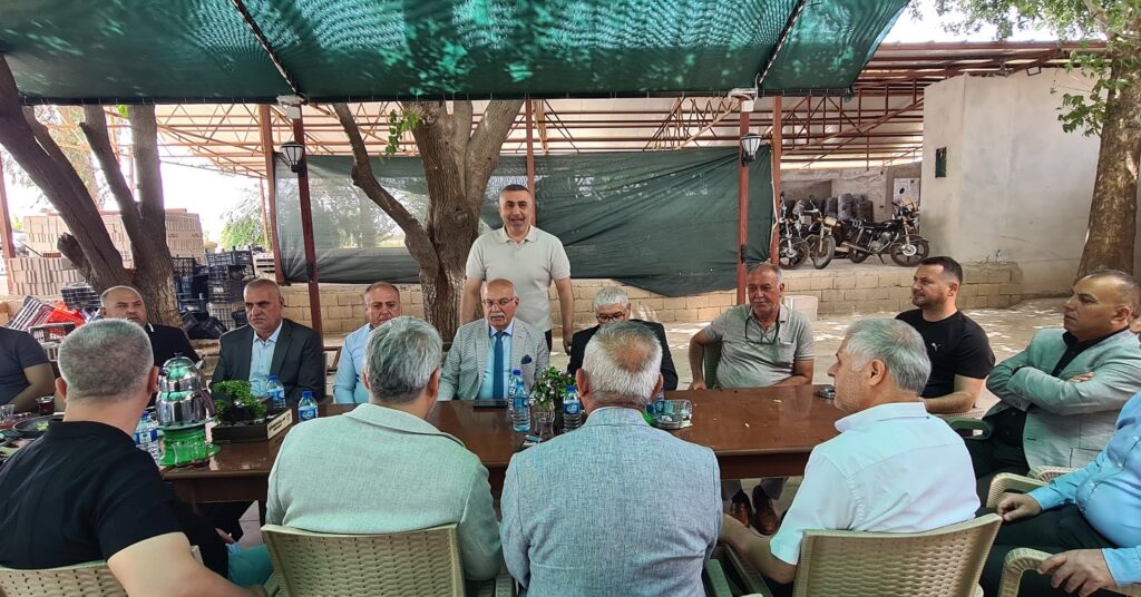 VEKİL KAŞIKÇI OVA MUHTARLARIYLA BULUŞTU