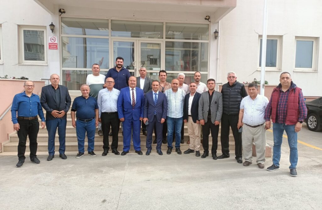 İSKENDERUN’DA MUHTARLARDAN İLÇE EMNİYET MÜDÜRÜ GÜNEŞ’E ZİYARET