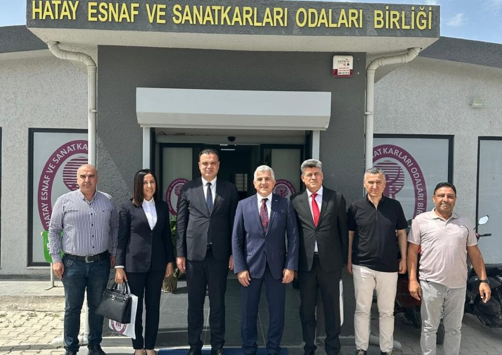 SGK HEYETİ HESOB BAŞKANI YILMAZ’I ZİYARET ETTİ