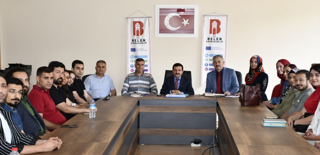 BELEN KAYMAKAMI MAHMUT SAMİ YILMAZ REHBER ÖĞRETMENLERLE GÖRÜŞTÜ