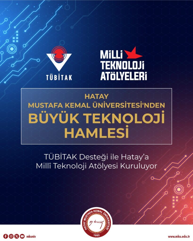 MKÜ’DEN BÜYÜK TEKNOLOJİ HAMLESİ