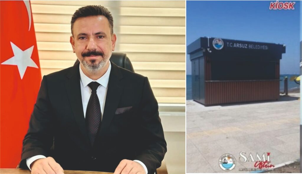 BAŞKAN SAMİ ÜSTÜN ÇALIŞIYOR, ARSUZ GÜZELLEŞİYOR