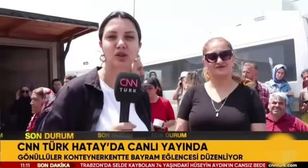 “HATAY’DA BAYRAM SEVİNCİ KONTEYNER KENTE TAŞINDI”