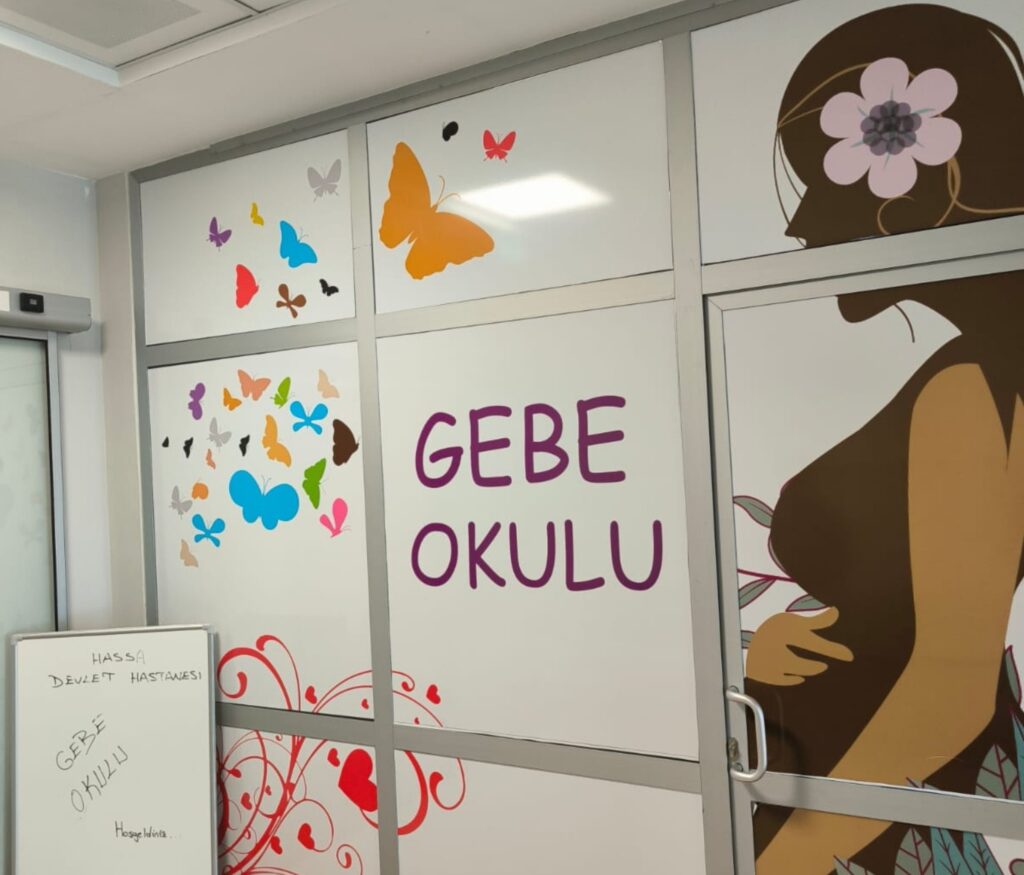 HASSA DEVLET HASTANESİ’NDE GEBE OKULU AÇILDI