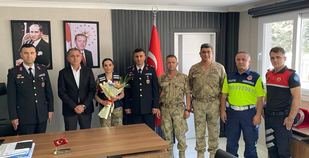 AKDAŞ JANDARMA TEŞKİLATINA ÜSTÜN BAŞARI DİLEDİ 
