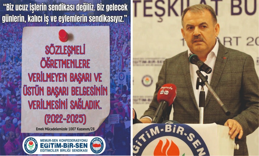 BAYRAKDAR: İYİ İKİ EĞİTİM BİR-SEN VAR