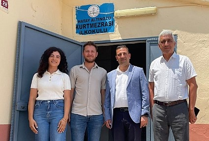 GÜNER, KURTMEZRASI İLKOKULUNU ZİYARET ETTİ