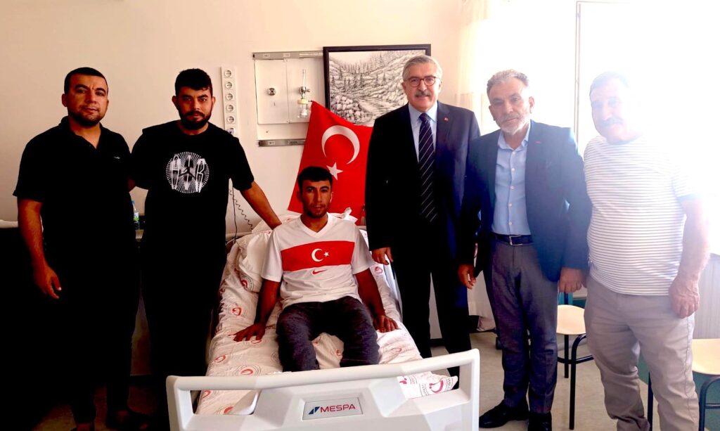 YAYMAN’DAN GATA’DA TEDAVİ GÖREN GAZİLERİ ZİYARET ETTİ
