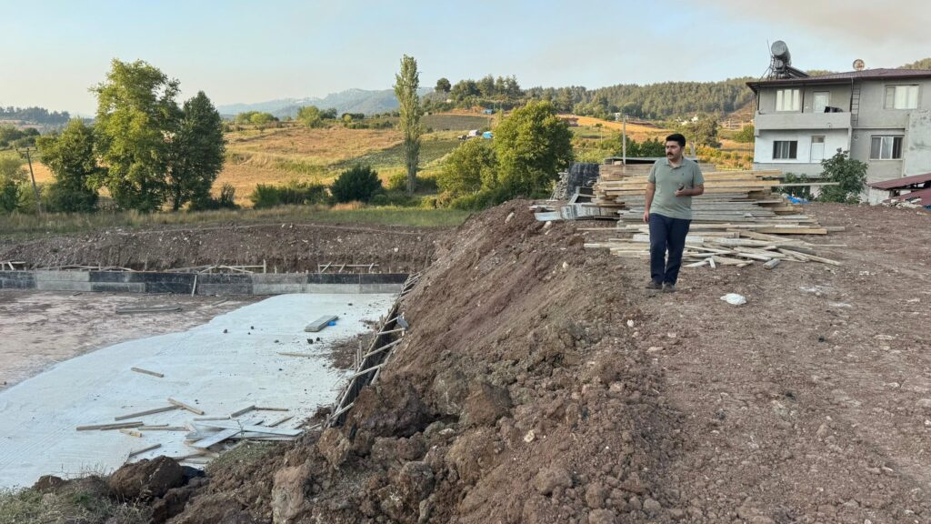 KAYMAKAM YAZICI KURAN KURSU İNŞAATINI İNCELEDİ