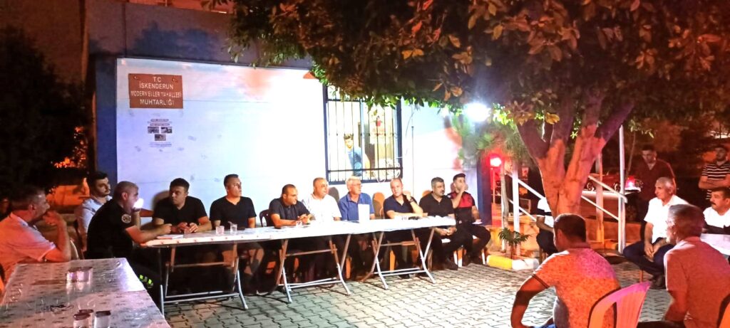 İSKENDERUN İLÇE EMNİYET MÜDÜRÜ GÜNEŞ VATANDAŞLARLA BULUŞTU