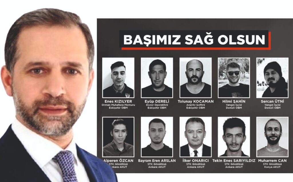 VEKİL ÖZEL YANGIN ŞEHİTLERİNİ ANDI
