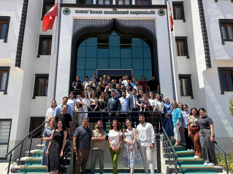 HATAY İDARE MAHKEMESİ BAŞKANLIĞINDA TAYİNİ ÇIKANLARA VEDA PROGRAMI