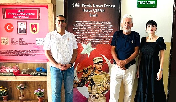 TECİMEN’DEN ŞEHİT HARUN ÇINAR’IN AİLESİNE ZİYARET