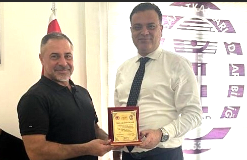 BAŞKAN AYRANCI’DAN HESOB BAŞKANI YILMAZ’A ZİYARET