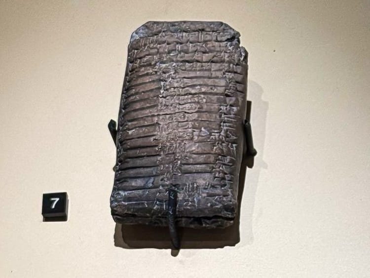 AÇÇANA HÖYÜK’TE BULUNAN YAKLAŞIK 3500 YILLIK TABLET CUMHURBAŞKANLIĞI KÜLLİYESİ’NDE SERGİLENİYOR