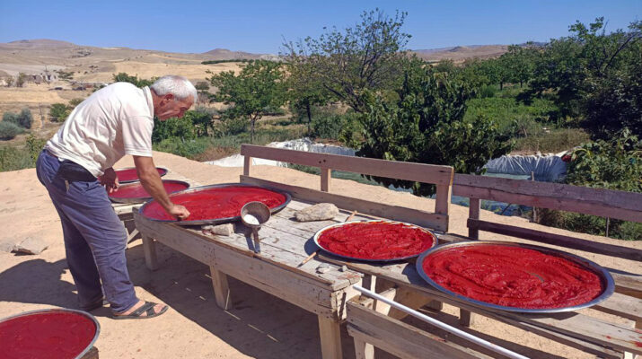 DOMATES SALÇASI MESAİSİ SÜRÜYOR!