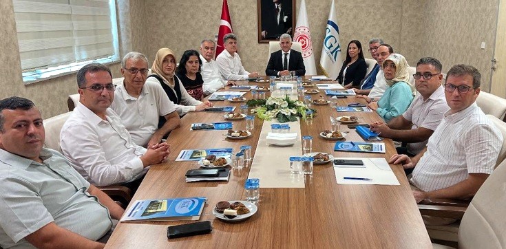 TOPLANTIDA İŞ VE İŞLEMLER ELE ALINDI