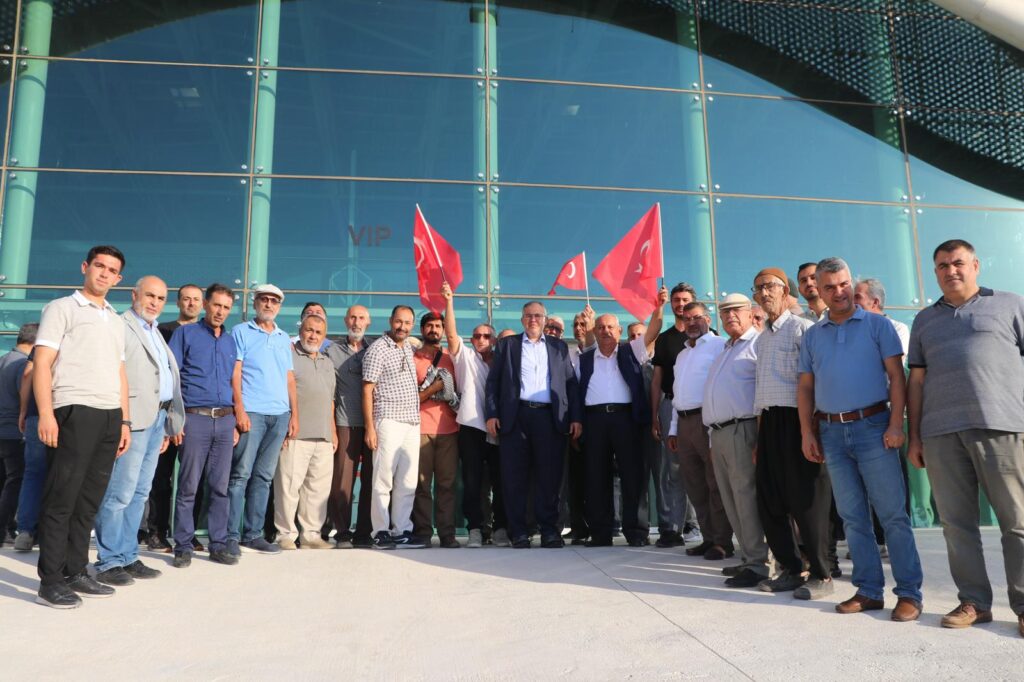 NECMETTİN ÇALIŞKAN GAZZE İÇİN YOLA ÇIKTI