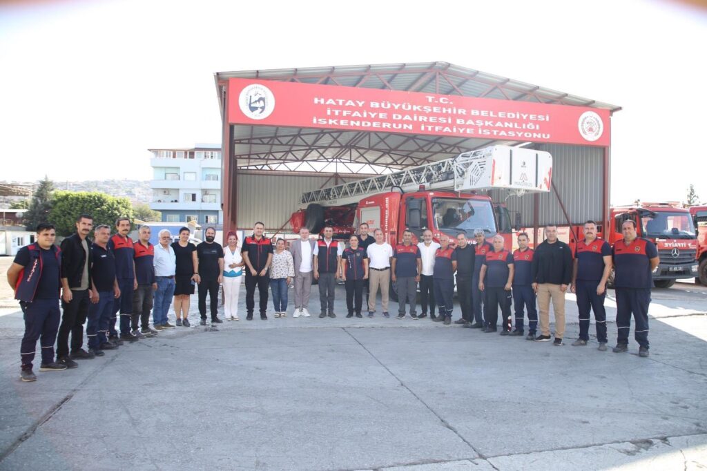 İGC’DEN HATAY BÜYÜKŞEHİR BELEDİYESİ İTFAİYE DAİRE BAŞKANLIĞI’NA ZİYARET