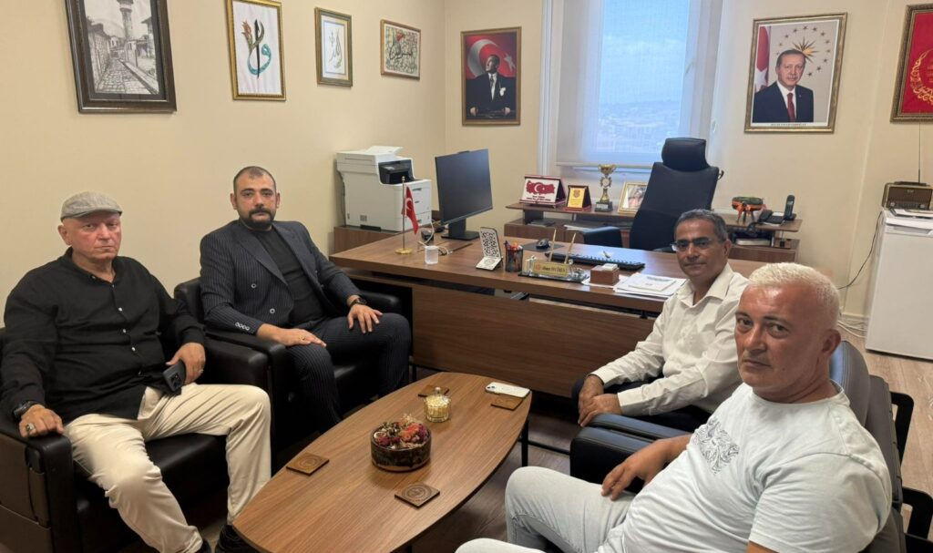 BAŞKAN ERTUĞRUL’DAN MÜDÜR TECİMEN’E ZİYARET