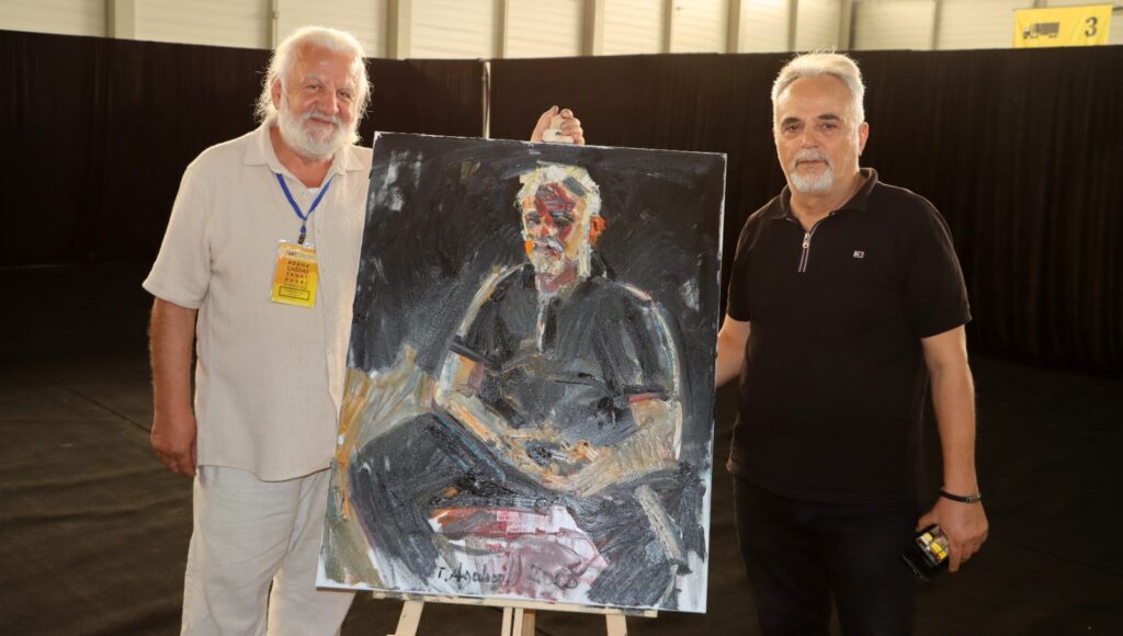 İKİ HOCA, BİR TABLO: TEYMUR AĞALIOĞLU’NDAN UNUTULMAZ WORKSHOP