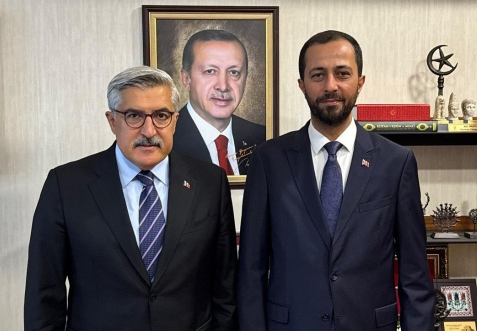 BAŞKAN YALÇIN, VEKİL YAYMAN’I ZİYARET ETTİ